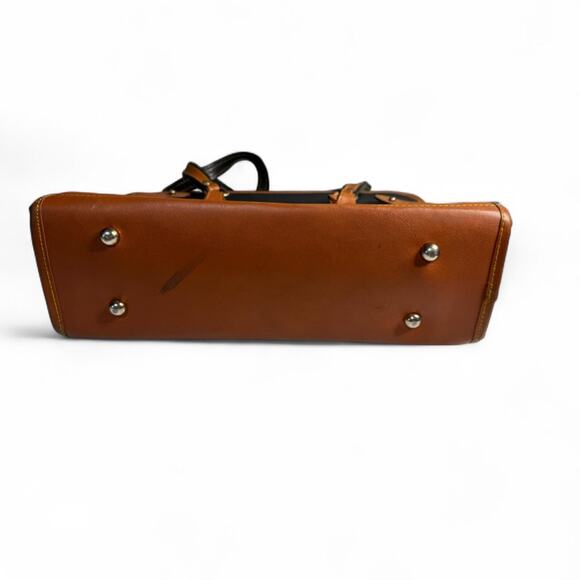 Vintage brown and black leather - Picture 3 of 8